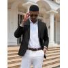 imageCOOFANDY Mens Casual Blazer Slim Fit Sport Coats One Button Stylish Business Suit JacketBlack
