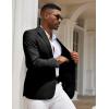 imageCOOFANDY Mens Casual Blazer Slim Fit Sport Coats One Button Stylish Business Suit JacketBlack