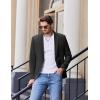 imageCOOFANDY Mens Casual Blazer Slim Fit Sport Coats One Button Stylish Business Suit JacketBlack