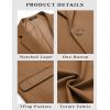 imageCOOFANDY Mens Casual Blazer Slim Fit Sport Coats One Button Stylish Business Suit JacketBrown