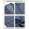 imageCOOFANDY Mens Casual Blazer Slim Fit Sport Coats One Button Stylish Business Suit JacketDusty Blue