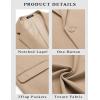imageCOOFANDY Mens Casual Blazer Slim Fit Sport Coats One Button Stylish Business Suit JacketKhaki