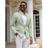 imageCOOFANDY Mens Casual Blazer Slim Fit Sport Coats One Button Stylish Business Suit JacketLight Green