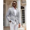 imageCOOFANDY Mens Casual Blazer Slim Fit Sport Coats One Button Stylish Business Suit JacketLight Grey
