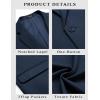 imageCOOFANDY Mens Casual Blazer Slim Fit Sport Coats One Button Stylish Business Suit JacketNavy Blue