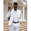 imageCOOFANDY Mens Casual Blazer Slim Fit Sport Coats One Button Stylish Business Suit JacketWhite