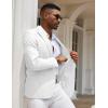 imageCOOFANDY Mens Casual Blazer Slim Fit Sport Coats One Button Stylish Business Suit JacketWhite