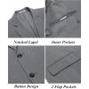 imageCOOFANDY Mens Casual Blazer Slim Fit Suit Jacket Two Button Lightweight Sport CoatGray