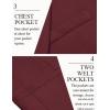 imageCOOFANDY Mens Casual Blazer Slim Fit Suit Jackets Two Button Lightweight Knit Sport CoatBurgundy