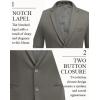 imageCOOFANDY Mens Casual Blazer Slim Fit Suit Jackets Two Button Lightweight Knit Sport CoatDark Grey
