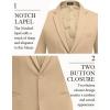 imageCOOFANDY Mens Casual Blazer Slim Fit Suit Jackets Two Button Lightweight Knit Sport CoatKhaki