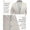 imageCOOFANDY Mens Casual Blazer Slim Fit Suit Jackets Two Button Lightweight Knit Sport CoatLight Grey