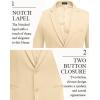 imageCOOFANDY Mens Casual Blazer Slim Fit Suit Jackets Two Button Lightweight Knit Sport CoatLight Khaki