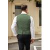 imageCOOFANDY Mens Casual Business Vests Lightweight Waistcoat Slim Fit Suit VestArmy Green
