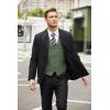 imageCOOFANDY Mens Casual Business Vests Lightweight Waistcoat Slim Fit Suit VestArmy Green