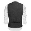 imageCOOFANDY Mens Casual Business Vests Lightweight Waistcoat Slim Fit Suit VestBlack