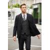 imageCOOFANDY Mens Casual Business Vests Lightweight Waistcoat Slim Fit Suit VestBlack