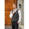 imageCOOFANDY Mens Casual Business Vests Lightweight Waistcoat Slim Fit Suit VestBlack