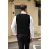 imageCOOFANDY Mens Casual Business Vests Lightweight Waistcoat Slim Fit Suit VestBlack B