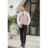 imageCOOFANDY Mens Casual Business Vests Lightweight Waistcoat Slim Fit Suit VestChampagne
