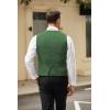 imageCOOFANDY Mens Casual Business Vests Lightweight Waistcoat Slim Fit Suit VestGreen