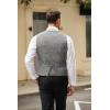 imageCOOFANDY Mens Casual Business Vests Lightweight Waistcoat Slim Fit Suit VestGrey