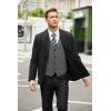 imageCOOFANDY Mens Casual Business Vests Lightweight Waistcoat Slim Fit Suit VestGrey Plaid