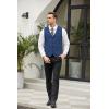 imageCOOFANDY Mens Casual Business Vests Lightweight Waistcoat Slim Fit Suit VestRoyal Blue