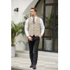 imageCOOFANDY Mens Casual Business Vests Lightweight Waistcoat Slim Fit Suit VestTan