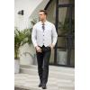 imageCOOFANDY Mens Casual Business Vests Lightweight Waistcoat Slim Fit Suit VestWhite