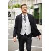 imageCOOFANDY Mens Casual Business Vests Lightweight Waistcoat Slim Fit Suit VestWhite
