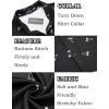 imageCOOFANDY Mens Casual Button Down Shirt Short Sleeve Wrinkle Free Shirts Summer ShirtBlack Palm Tree