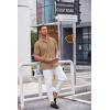 imageCOOFANDY Mens Casual Button Down Shirt Short Sleeve Wrinkle Free Shirts Summer ShirtKhaki