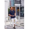 imageCOOFANDY Mens Casual Button Down Shirt Short Sleeve Wrinkle Free Shirts Summer ShirtNavy Blue