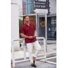imageCOOFANDY Mens Casual Button Down Shirt Short Sleeve Wrinkle Free Shirts Summer ShirtWine Red