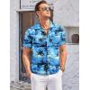 imageCOOFANDY Mens Casual Button Down Shirts Short Sleeve Summer Cuban Vacation Beach ShirtsPa122