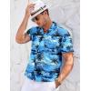 imageCOOFANDY Mens Casual Button Down Shirts Short Sleeve Summer Cuban Vacation Beach ShirtsPa122