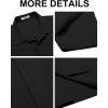 imageCOOFANDY Mens Casual Button Down Shirts Short Sleeve WrinkleFree Summer Beach WearBlack