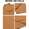 imageCOOFANDY Mens Casual Button Down Shirts Short Sleeve WrinkleFree Summer Beach WearCaramel