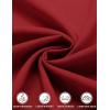 imageCOOFANDY Mens Casual Button Down Shirts Short Sleeve WrinkleFree Summer Beach WearWine Red