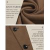 imageCOOFANDY Mens Casual Knit Blazer Slim Fit Lightweight Sport Coat Stretch Two Button Suit JacketBrown