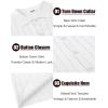 imageCOOFANDY Mens Casual Knit Polo Shirts Long Sleeve Button Down Sweater Polo Ribbed Cardigan Sweater with PocketAll White