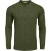imageCOOFANDY Mens Casual Knit Polo Shirts Long Sleeve Button Down Sweater Polo Ribbed Cardigan Sweater with PocketArmy Green