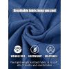 imageCOOFANDY Mens Casual Knit Polo Shirts Long Sleeve Button Down Sweater Polo Ribbed Cardigan Sweater with PocketBlue