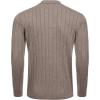 imageCOOFANDY Mens Casual Knit Polo Shirts Long Sleeve Button Down Sweater Polo Ribbed Cardigan Sweater with PocketKhaki