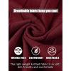 imageCOOFANDY Mens Casual Knit Polo Shirts Long Sleeve Button Down Sweater Polo Ribbed Cardigan Sweater with PocketWine Red