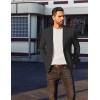 imageCOOFANDY Mens Casual Linen Blazer Jacket Lightweight Sport Coats Two Button Suit JacketsBlack