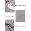 imageCOOFANDY Mens Casual Linen Shirts Short Sleeve Button Down Shirt Summer Beach TopsGrey