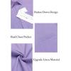 imageCOOFANDY Mens Casual Linen Shirts Short Sleeve Button Down Shirt Summer Beach TopsLight Purple