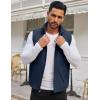 imageCOOFANDY Mens Casual Outerwear Vest Lightweight Zip Up Sleeveless Jacket Outdoor Work Hiking Travel Golf Vest with PocketsNavy Blue